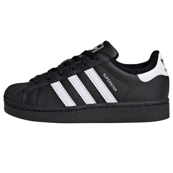 adidas Unisex Superstar II C Core blackFtwr White/Core Black 13K US